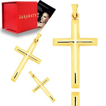 ZŁOTA ZAWIESZKA DO ŁAŃCUSZKA KRZYŻYK PR. 375