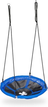 Huśtawka Nest Swing Ø 100 cm, okrągła dla dzieci i dorosłych, maks. obciąże