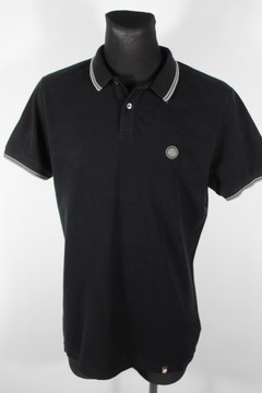 ДОВОЛЬНО ЗЕЛЕНАЯ ЧЕРНАЯ ФУТБОЛКА ПОЛО L BDB