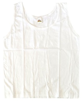 PODKOSZULKA DZIECIĘCA BLUZKA TOP NA RAMIĄCZKA BIAŁA 4 LATA 104 CM