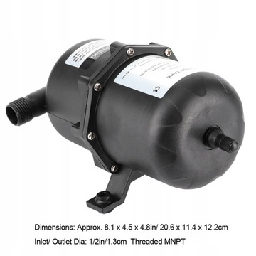 РАСШИРИТЕЛЬНЫЙ БАК ДАВЛЕНИЯ 0,75 Л, 125 PSI