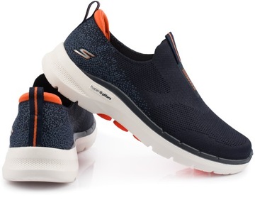 Męskie wygodne wsuwane SKECHERS GO WALK 6 buty sportowe slip on r. 41