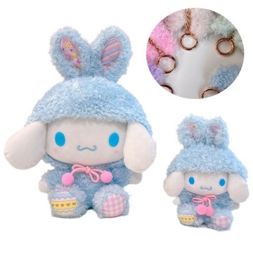 PLUSZ MASKOTKA CINNAMOROLL SANRIO CREWMATE DWUCZĘŚCIOWY 30CM 16CM
