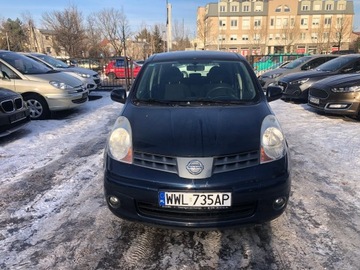Nissan Note I Mikrovan 1.4 i 16V 88KM 2008 NISSAN NOTE 1.4 BENZYNA KLIMA 1 WŁAŚCICIEL Z NIEMIEC ZAREJESTROWANY, zdjęcie 1