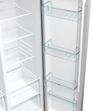SBS Gorenje NRR9185EAXL Холодильник No Frost Ледогенератор 550л A++ LED Multiflow