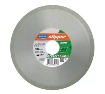 NORTON CLIPPER TARCZA DIAMENTOWA 180X25,4/22,23mm NORTON CLASSIC CERAMIC