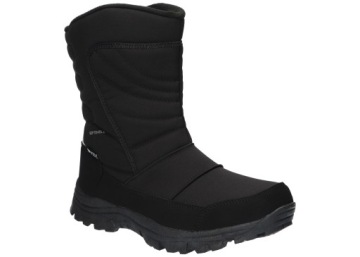 AMERICAN CLUB SN38 OCIEPLANE ŚNIEGOWCE TRAPERY BUTY ZIMOWE MĘSKIE CZARNE 42