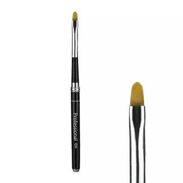 ГЕЛЕВАЯ ЩЕТКА для акрилового дизайна ногтей №6, складная, круглая