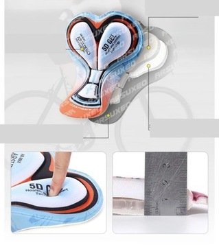 ЖЕНСКАЯ СПОРТИВНАЯ ЮБКА ВЕЛОСИПЕДНЫЕ ШОРТЫ С ГЕЛЕВОЙ ВСТАВКОЙ ARSUXEO 5D XL