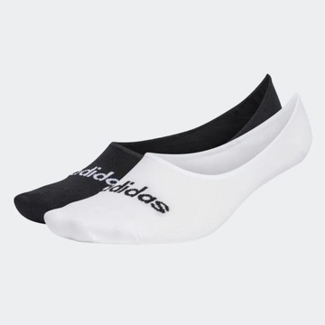 Adidas Bavlnené ponožky Biele a Čierne 2P Členkové Ponožky HT3448 VEĽ.37-39