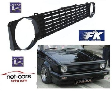 GRILL JOM BEZ ZNACZKA VW GOLF I 1 GRIL CZARNY MAT