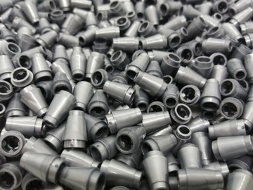 Lego 4589b Cone 1x1 Top Groove F.Silver 50szt.Nowe
