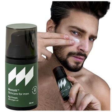 Krem pod oczy z olejem arganowym dla mężczyzn 30ml MONOLIT Wygładza