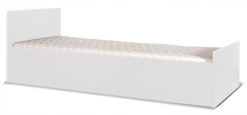 Łóżko pojedyncze na materac 80 x 200 cm białe X28