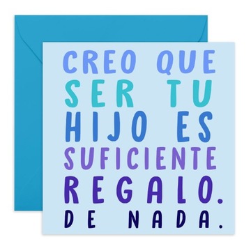 KARTKA OKOLICZNOŚCIOWA DZIEŃ OJCA MATKI PO HISZPAŃSKU