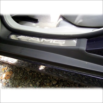 MERCEDES C W203 VRSTVA  PRAHU NA PRAHY AMG OCEL NEREZ 304 LESK