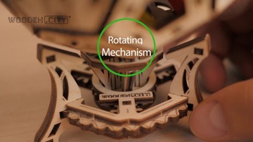 Wooden.City Деревянная шариковая настольная кружка