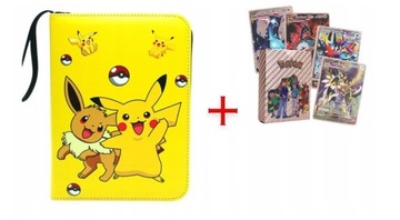 DUŻY ALBUM KLASER SEGREGATOR NA 400 KARTY POKEMON + KARTY