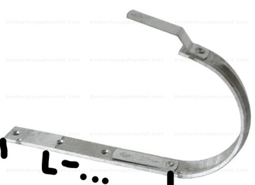 Крюк для желоба, стропила 150, оцинкованный