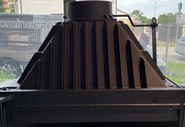 КАМИННАЯ ВСТАВКА воздушный камин с решеткой ZUZIA, чугун ВХОД