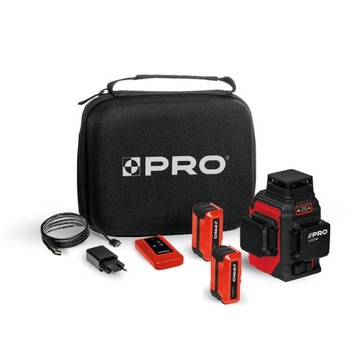 Laser wieloliniowy 3x360 PRO AQ3DG zielony 2 AKU.