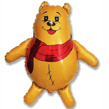 Balon foliowy 36cm - Miś Puszatek