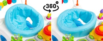 Ходунки СТЕПП - развивающие серая панель TOYZ CARETERO
