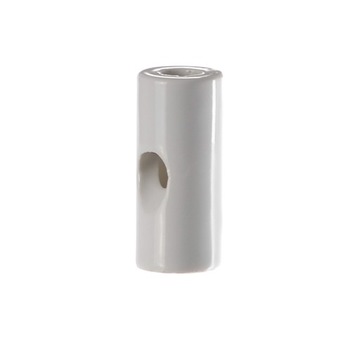 RETRO LOFT CERAMICZNY HAK DO PRZEWODU 20x45mm BIAŁ