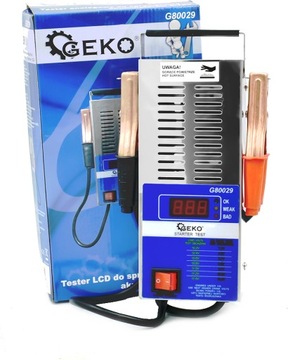 ЖК-тестер GEKO для проверки аккумуляторов 12 В.