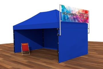 Namiot ekspresowy REKLAMOWY 3x4,5 H35 +High Banner