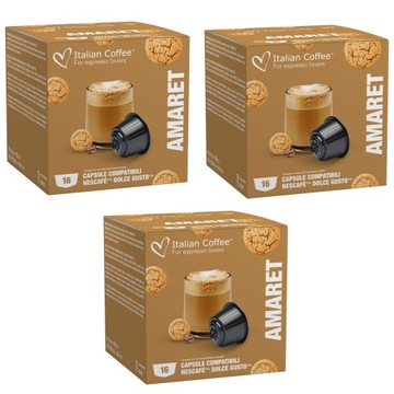 Kapsułki Dolce Gusto IC Amaretto 3x16 szt
