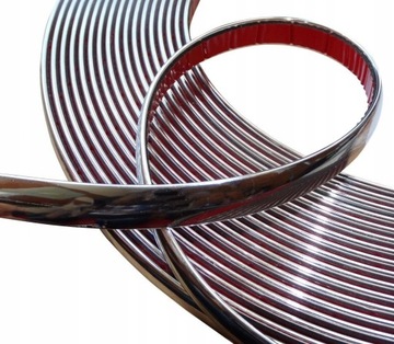 LISTWA -LISTWY CHROM ELASTYCZNE/ OZDOBNE 17 mm x 5 m TUNING