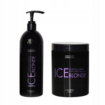 PROFIS Szampon Maska do włosów ICE BLONDE 2x1000ml