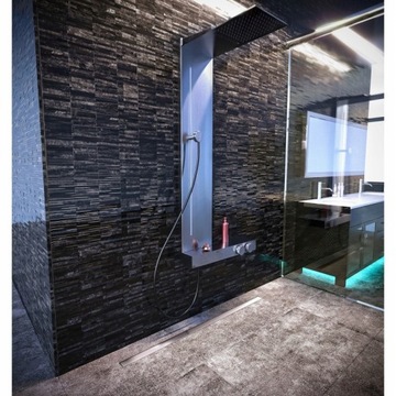 Линейный слив WATERWAY SLIM, сифон VIEGA 60 Perst