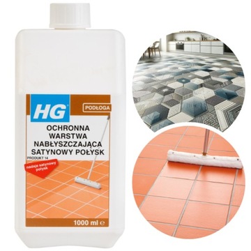 HG OCHRONNA WARSTWA NABŁYSZCZAJĄCA SATYNOWY POŁYSK OCHRONA PŁYTEK 1L