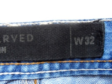 RESERVED jak NOWE jeans SPODENKI BERMUDY r 32 pas 88cm