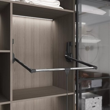 ПАНТОГРАФ ДЛЯ ГАРДЕРОБА 850-1150 АНТРАЦИТ 15КГ STARAX