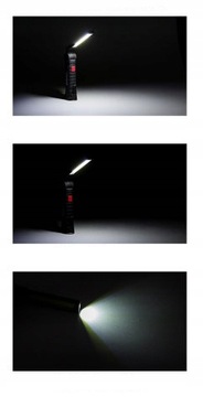 LATARKA LAMPA WARSZTATOWA COB LED MAGNES HAK