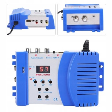 MODULATOR HDMI RF CYFROWY KONWERTER HDM69