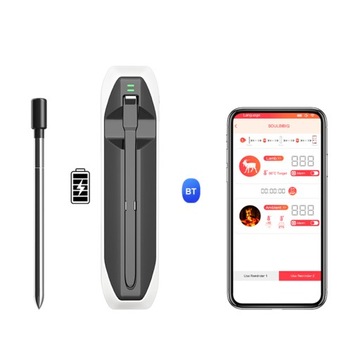 492FT Wireless Meat Thermometer Smart BT Meat