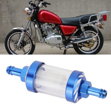 Uniwersalny 8mm filtr oleju benzynowego ze stopu