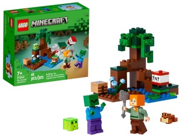 21240 Klocki LEGO MINECRAFT Przygoda na mokradłach 65pcs
