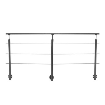 BALUSTRADA DOLLE PRO 3 PAKIET STARTOWY ANTRACYT SC