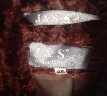 J&S Collection nowe sztuczne futro futerko karakuł XL
