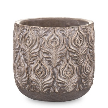 DONICZKA OSŁONKA CERAMICZNA ZŁOTA DUŻA 17 cm OZDOBNA DEKORACYJNA