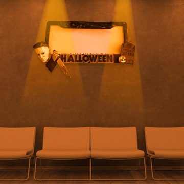 Хэллоуин Ужас Рамка номерного знака Чехлы для номерного знака Страшная автомобильная бирка Fra