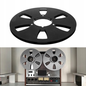 ВИДЕОРЕГИСТРАТОР 10,5 ДЮЙМОВ, ПУСТОЙ РУЛОН, 6 ОТВЕРСТИЙ, ЧЕРНЫЙ