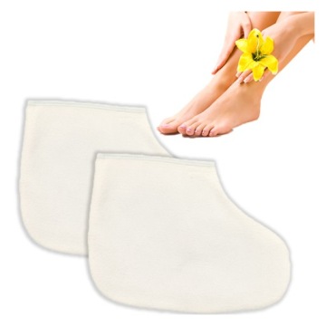 Skarpety Frotte Do Parafiny 2szt Para Białe