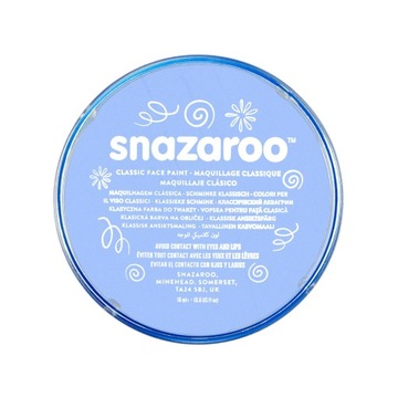 FARBA DO MALOWANIA TWARZY BŁĘKITNA 18ml SNAZAROO