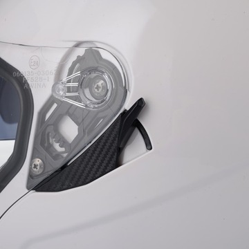 МОТОЦИКЛОВЫЙ ОТКРЫТЫЙ ШЛЕМ, БЕЛЫЙ ГЛЯНЦЕВЫЙ, СКУТЕР ЧОППЕР + БЛЕНДА + ИНТЕРКОМ